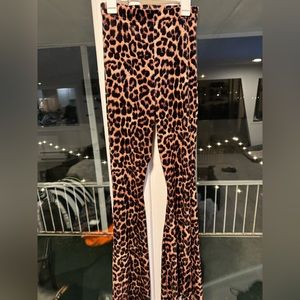 Blackmilk leopard flare leggings